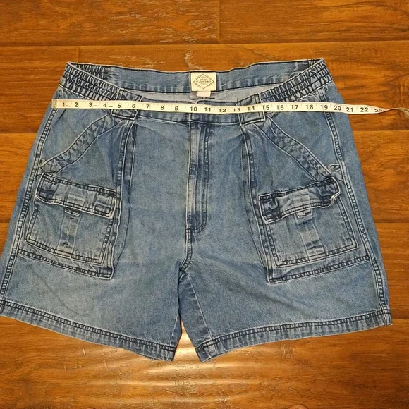 St John's bay men blue jean shorts - Picture 3 of 8